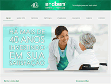 Tablet Screenshot of andbem.com.br